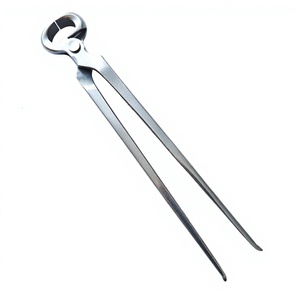 Pinza para pezuñas veterinaria de acero inoxidable, pinzas metálicas largas y reutilizables para ganado y animales - Product Image 3