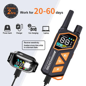 स्मार्ट थाई कुत्ता झटका कॉलर 3300फीट नियंत्रण दूरी ip7 वाटरप्रूफ प्रशिक्षण कॉलर 3 प्रशिक्षण मोड कुत्ते छाल नियंत्रण - Product Image 3