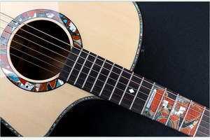 กีตาร์โปร่งคุณภาพเยี่ยมระดับมืออาชีพ โครงสร้างไม้แท้ทั้งตัว รุ่น 41 Sevillana Acoustic Guitar Sevillana1904 - Product Image 4
