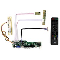 Carte de pilote LCD Plc HD VGA AV USB RF pour écran LCD 15 "M150XN07 V9 1024x768, approvisionnement en vrac