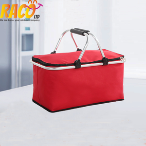 Cesta de acampada con asa plegable, cesta de compras plegable, ecológica, para verduras, venta al por mayor - Product Image 1
