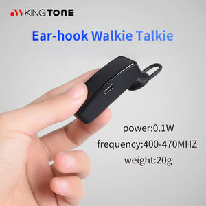 2 팩 UHF 400-480 USB 전원 햄 라디오 블랙 핑크 골드 실버 핸즈프리 미니 귀 워키 토키 레스토랑 호텔 - Product Image 2