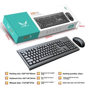 Factory Direct Supply 2.4G Wireless 104-Key USB <strong>Keyboard</strong> <strong>Mouse</strong> Set 1600 DPI Business Office Gaming Stock Cross-Border Wholesale - Product Image 4