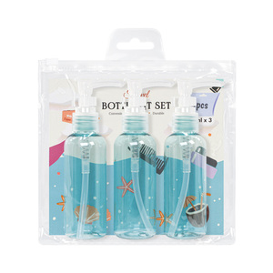 Set de viaje portátil y sencillo para necesidades diarias: botella de plástico para rellenar lociones. - Product Image 6
