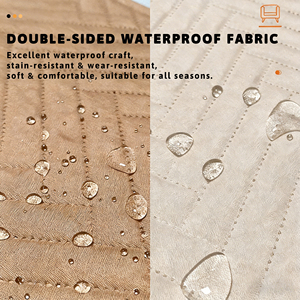 Funda Protectora para <span class=keywords><strong>Sofá</strong></span>, Moderna, Sólida, Impermeable, Antiarañazos, Reversible, Lavable, Extraíble, Resistente a <span class=keywords><strong>Mascotas</strong></span>, Elástica, Textil para el Hogar - Product Image 2