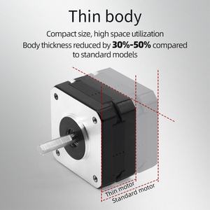 UMOT ad alta precisione grande coppia 36/39/42/57/86mm Nema15/16/17/23/34 rotondi/sottili ibridi rotanti piccoli Micro motori passo - Product Image 2