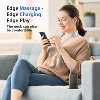 Cordon de massage cervical USB-A/Type-C, câble de charge rapide PD 100W en PVC tressé, 3 moteurs vibrants pour téléphone et ordinateur portable