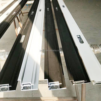Bon prix cadre de porte en aluminium double vitrage fenêtres en aluminium profil en aluminium à fente en T