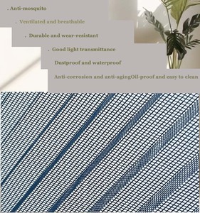 Không gỉ plisse 16mm 18 mm lưới plisse flyscreen lưới côn trùng màn hình gấp bay Màn hình accordion xếp li muỗi <span class=keywords><strong>Net</strong></span> - Product Image 2