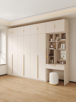 Armoires à vêtements modernes en placage de bois ou grandes penderies de rangement pour vêtements, armoire de chambre démontable