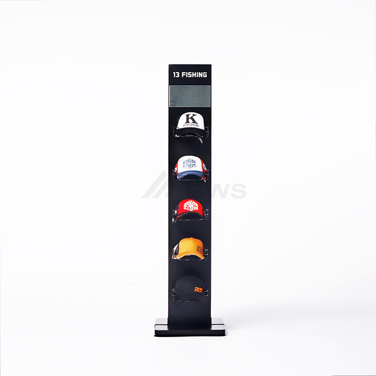 Apache Customizable Modern for Floor Standing Metal Shoe Display Racks with Custom Logo for Store Use Model AP-W066 — view 2