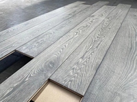 Plancher en bois d'ingénierie multicouche en chêne de 18 mm, design moderne de luxe, le plus populaire, laqué UV, brossé, écologique, garantie 5 ans