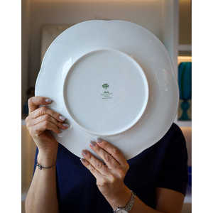 Richard Ginori Customizable Cloud-Decorated Serving Plate for <b>Snacks</b> Fruit Bamboo <b>Trays</b> for Hotels Weddings Dry Storage - Product Image 2