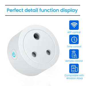 HONPNK Fabrik Tuya Fernbedienung Timer Indischer Standard Kleine Südafrikanische 16A Smart Fernbedienungssteckdose WLAN Smart Steckdose - Product Image 5