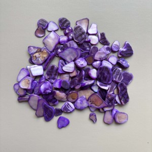 Mảnh vỡ mảnh sỏi móng tay nghệ thuật terrazzo trang trí sân vườn phụ kiện thủ công ngọc trai nghiền nát đầy màu sắc bào ngư vỏ tấm chip - Product Image 2