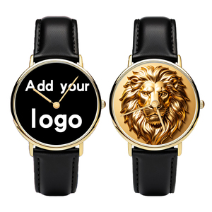 Orologio Personalizzato con Logo e Foto per Coppie, Orologio da <span class=keywords><strong>Donna</strong></span> di Lusso al Quarzo con Cinturino in Pelle per Regali B2B all'Ingrosso - Product Image 1