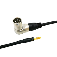 Câble XLR vers Jack sur mesure, équilibré, 6,35 mm TRS, 1 m, pour enceintes, mixeurs, consoles audio et amplificateurs de puissance