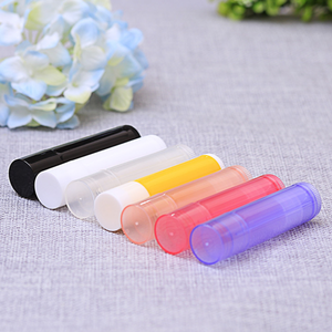 Tubo de Lápiz Labial de PP Colorido de 5g, Tubo de Lápiz Labial de Plástico Retráctil DIY, Envase Transparente para Bálsamo Labial en Barra - Product Image 4