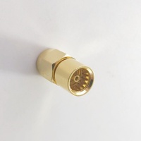 Adaptador Coaxial RF de 22 GHz de Alto Rendimiento, Conector SMA Macho (Enchufe) a BMA Hembra (Jack), Fabricado en Latón