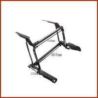 Single-Sided Carbono Aço Suporte Prático Uso Conveniente Economia de Espaço Elevador Top Mesa Mecanismo com Primavera Folding