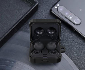 Étui de protection pour écouteurs robustes pour <span class=keywords><strong>Sony</strong></span> <span class=keywords><strong>linkbuds</strong></span> casque de protection TPU + PC couverture avec crochet porte-clés - Product Image 3