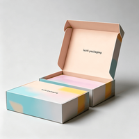 Boîte en carton pour envoi postal, emballage de luxe, impression de logo personnalisé, boîte en carton pour cosmétiques