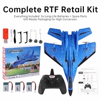 Avion RC 44 cm en mousse EPP, triple batterie, temps de vol le plus long, avion télécommandé, prêt pour FBA