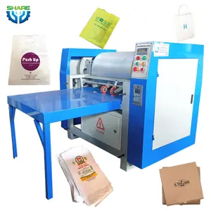 Automation Kraft Paper Bag Printing Machine Plastic Bag Printing Machine Pp Woven Sack Printing Machine on Plastic Bags