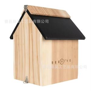Casa de Insectos de Madera Beevive de 10-14 Pulgadas, Caja de Nido para Abejas Colgante para Exteriores, Decoración de Jardín - Product Image 3