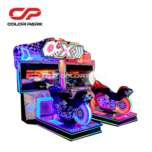 Parque colorido Nueva serie de máquinas recreativas de lujo Deportes Interior Simulador de experiencia que funciona con monedas Carreras de motos dinámicas - Product Image 5