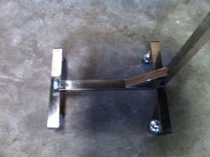 क्लिनिक फर्नीचर स्टेनलेस स्टील मेयो टेबल पहियों के साथ चिकित्सा चिकित्सा ट्राली - Product Image 3