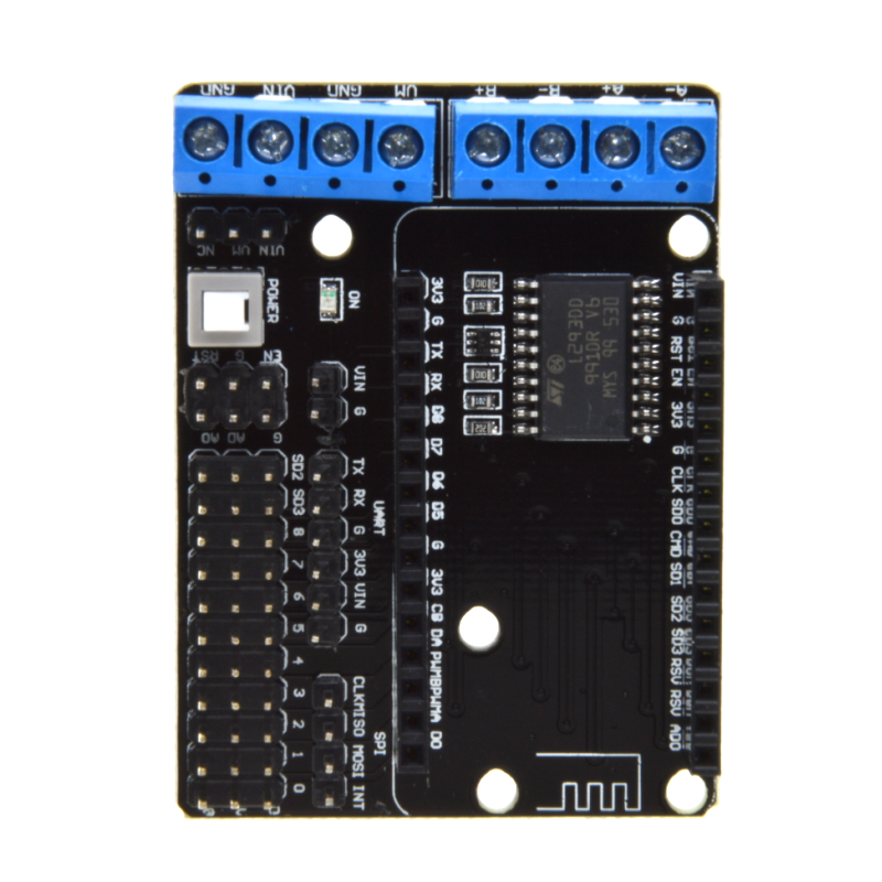 Узел MCU двигатель щит L293D для ESP-12E от ESP8266 diy rc игрушки, Wi-Fi, умный автомобиль с дистанционным управлением