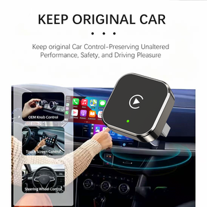 Adaptateur CarPlay sans fil, prend <span class=keywords><strong>en</strong></span> charge la conversion filaire <span class=keywords><strong>en</strong></span> sans fil pour Android Auto et la connectivité Apple. - Product Image 2