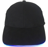 Da uomo all'aperto moda cotone notte corsa caccia pesca a buon mercato cappello LED cappellino da baseball leggero