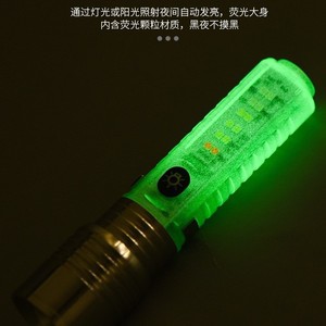 Mini Multifunction <b>Flashlight</b> Led <b>Rechargeable</b> Usb Zoomable Industrial Work Light With Uv Blacklight Red Flashing Mode - Product Image 3