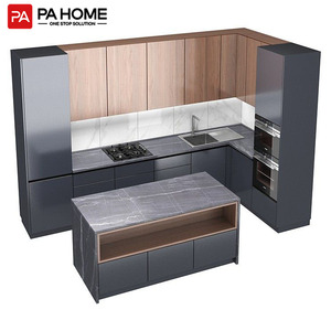 Diseño de Cocina Pequeña Inteligente para Hotel con Tablero Laminado PA HPL, Isla de Cocina Completa con Encimera de Cuarzo - Product Image 2
