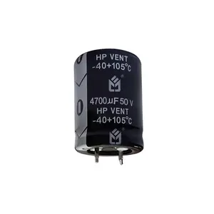 Hot Sale Aluminium 350v 1500uf Screw Mount Electrolytic Capacitor For Rectifier 4700uF 50V