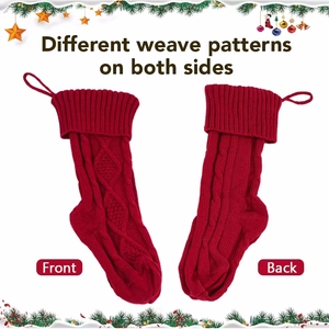 Tùy chỉnh nhà <span class=keywords><strong>Xmas</strong></span> cây DIY treo vớ thêu đan giáng sinh thả - Product Image 2