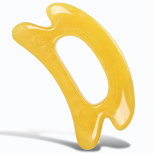 Скребок Гуаша из смолы для массажа, лимфодренажа и коррекции фигуры, массажер для лица с пчелиным воском, доска Гуаша для тела - Product Image 1