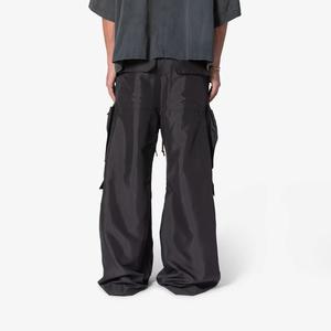 YIMAI Pantaloni <span class=keywords><strong>Cargo</strong></span> Oversize in Poliestere 100% con Coulisse e Tasche, Stile Paracadutista per Uomo, Prezzo all'Ingrosso - Product Image 3