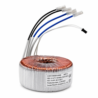 Transformateur toroïdal monophasé personnalisable 1000W à enroulement en cuivre pour le contrôle des machines-outils et les applications électroniques