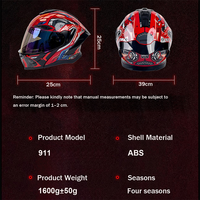Casque de moto rabattable, coque ABS homologuée DOT, taille S-XXL, motocross toutes saisons pour les motards adultes avec lentille anti-buée