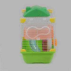 Gabbie per criceti del castello di piccoli animali portatili all'aperto di plastica del filo di ferro - Product Image 2