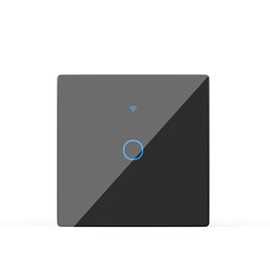 SIXWGHファクトリーダイレクトスマート86mm 1ゴングTuya WiFiライトスイッチAlexa/<span class=keywords><strong>Google</strong></span>ホーム音声制御CE/FCC OEMウォールスイッチ - Product Image 2