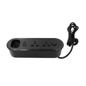 Caja Organizadora de Cables Multifuncional Ovalada Reversible para Escritorios, Mesas de Reuniones y Regletas de Alimentación - Product Image 2