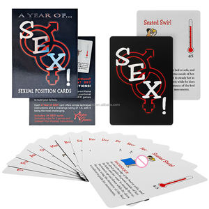 SacKnove Adults Couple Bedroom Playing Erotic Fun Sexy <strong>Sexual</strong> Position Cards Sets Paper Sex Card <strong>Game</strong> - Product Image 2