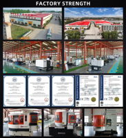 Máquina Rectificadora Vertical CNC Automática para Piezas de Gran Diámetro, Rectificadora Interna y Externa Multifunción con Sistema Fanuc