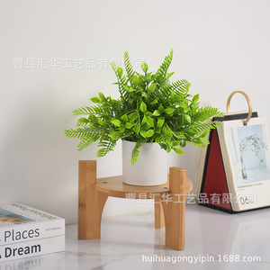 Wooden vase rack for balconies, plant <b>pot</b> base, flower <b>pot</b> <b>stand</b>, craft vase storage rack, display rack - Product Image 1