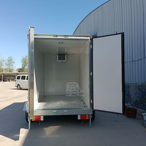 ตู้แช่แข็งเคลือบสารป้องกันการกัดกร่อนสำหรับปลาดองและอาหารทะเลแห้ง รถพ่วงตู้แช่เย็น - Product Image 3