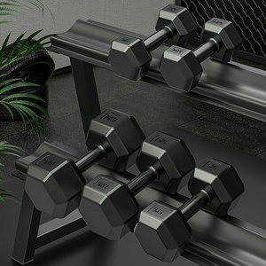 <span class=keywords><strong>Mancuernas</strong></span> hexagonales de cemento para gimnasio en casa, equipo de Fitness para hombre, compra en línea - Product Image 5